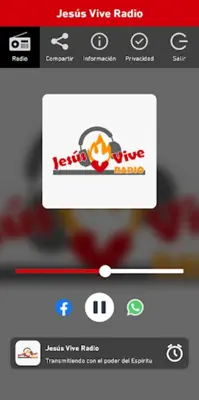 Jesús Vive Radio android App screenshot 2